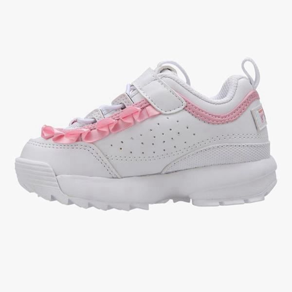 Tênis Fila Rapaz Branco/Rosa - Fila Disruptor 2 Td Frill Outlet Portugal,NUDG-94502